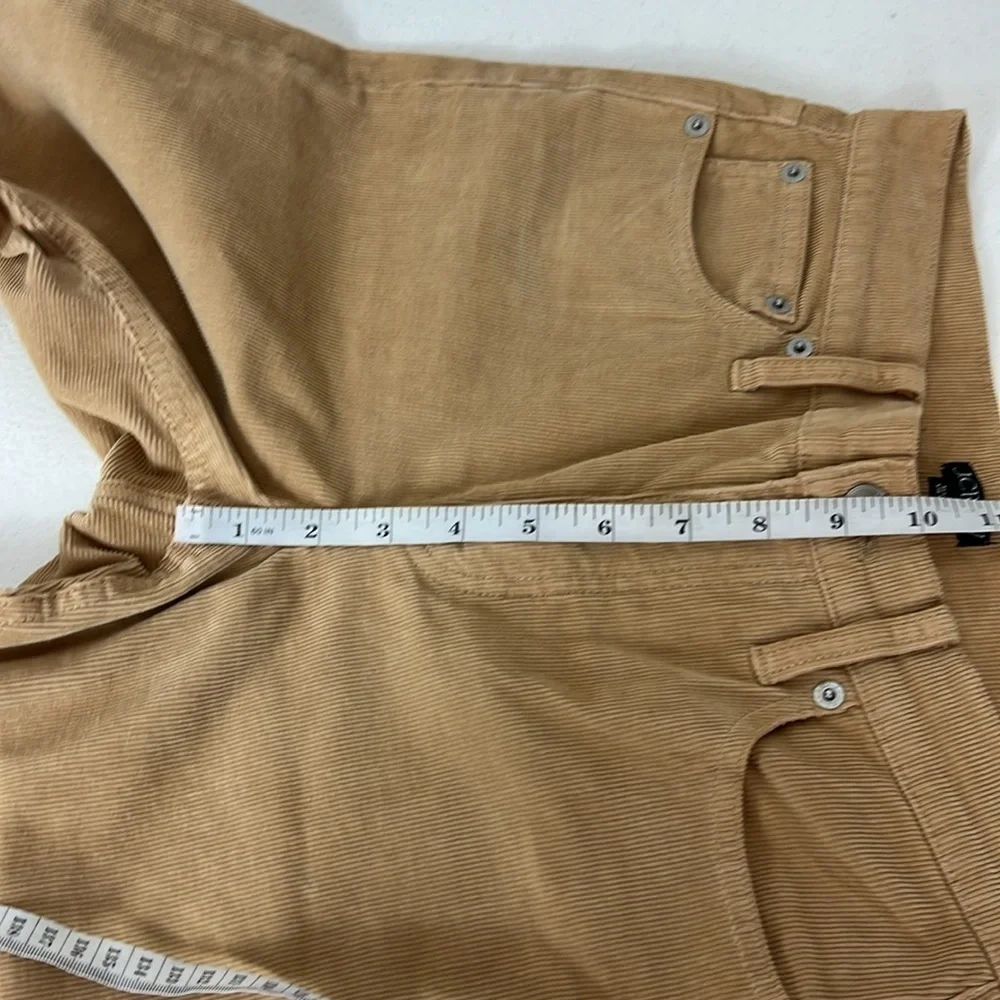 J. Crew Sz 25 Corduroy Tan Straight Leg Mid Rise Pants